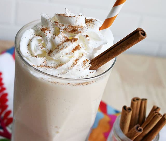 Frozen vanilla almond spiced chai