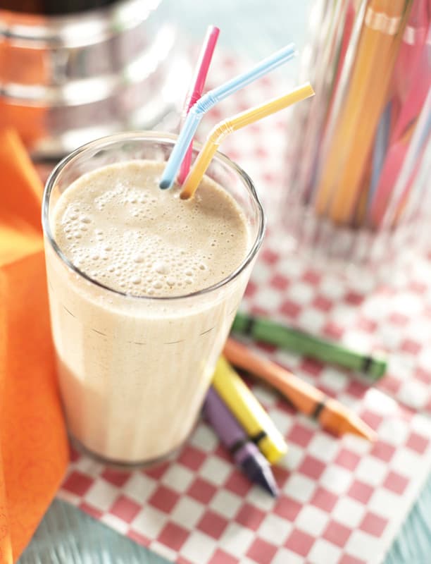 Glass of Almond Butter Jam Smoothie